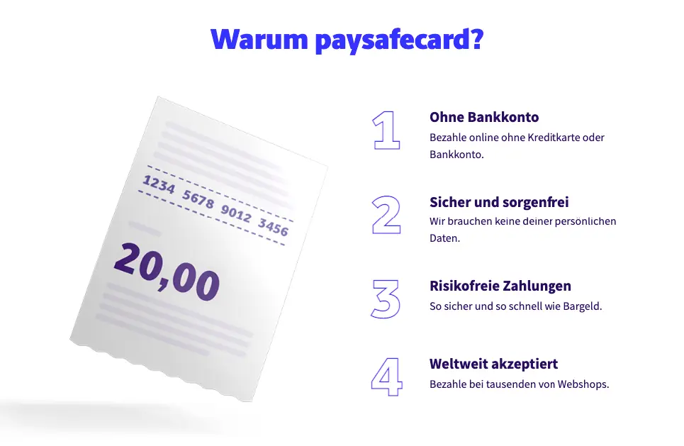 Warum Paysafecard?